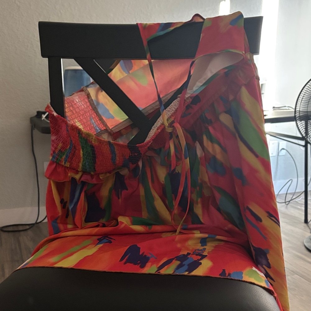 SHEIN Multicolor Strappy Dress